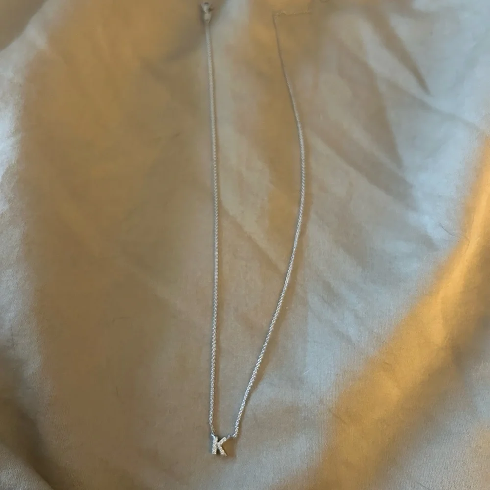 Lafonn Letter “K” Pendant Necklace - Picture 3 of 4